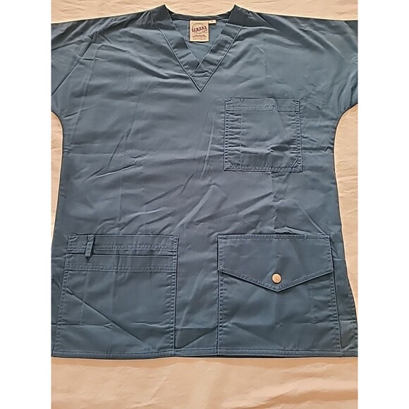 SCRUB ZONE ROYAL BLUE SCRUBS-small NWT - Picture 3 of 7